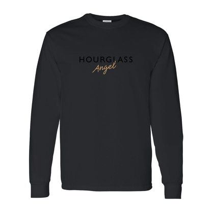 Men's Hourglass Angel  Gildan Heavy Cotton Long Sleeve T-Shirt