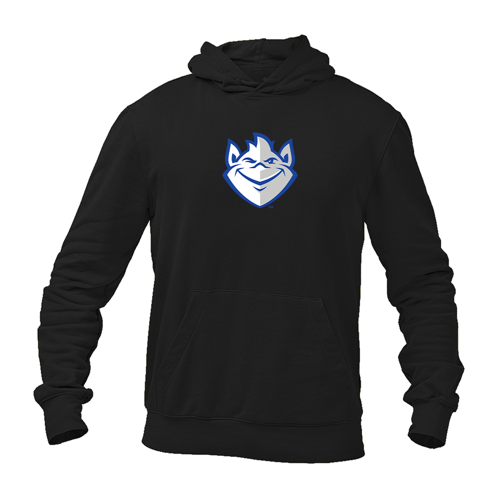 Men's Saint Louis Billikens Logo Gildan  Heavy Blend Hooded Sweatshirt
