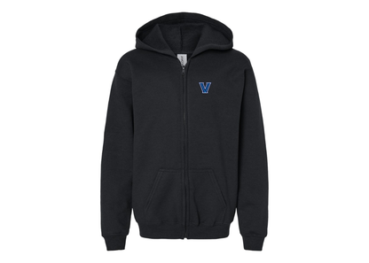 Gildan Heavy Blend Youth Villanova Wildcats Full Zip Hooded Sweatshirt