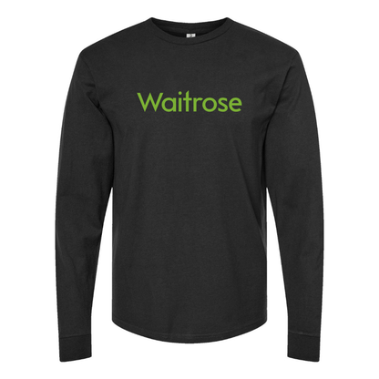 Youth Waitrose Logo Cotton Long Sleeve T-Shirtl