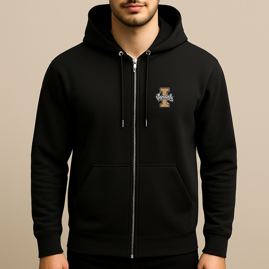 Men's Idaho Vandals Logo Zipper Hoodie