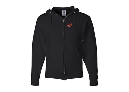 Men's NRJ 12 Logo JERZEES NuBlend Full-Zip Hooded Sweatshirt