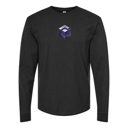Men's Nintendo GameCube Logo  Cotton Long Sleeve T-Shirt