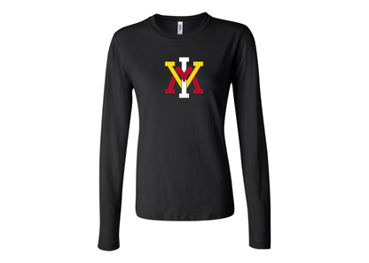 BELLA CANVAS Women’s VMI Keydets Jersey Long Sleeve Tee
