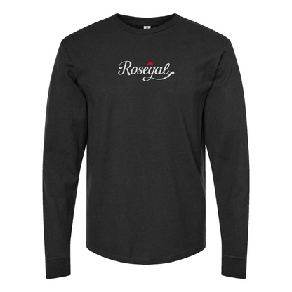 Men's Rosegal Logo Cotton Long Sleeve T-Shirt