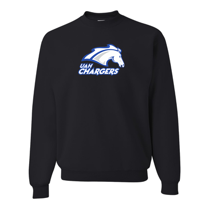 Men's Alabama Huntsville Chargers JERZEES NuBlend Crewneck Sweatshirt