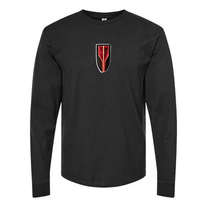 Youth Hongqi Logo Cotton Long Sleeve T-Shirt