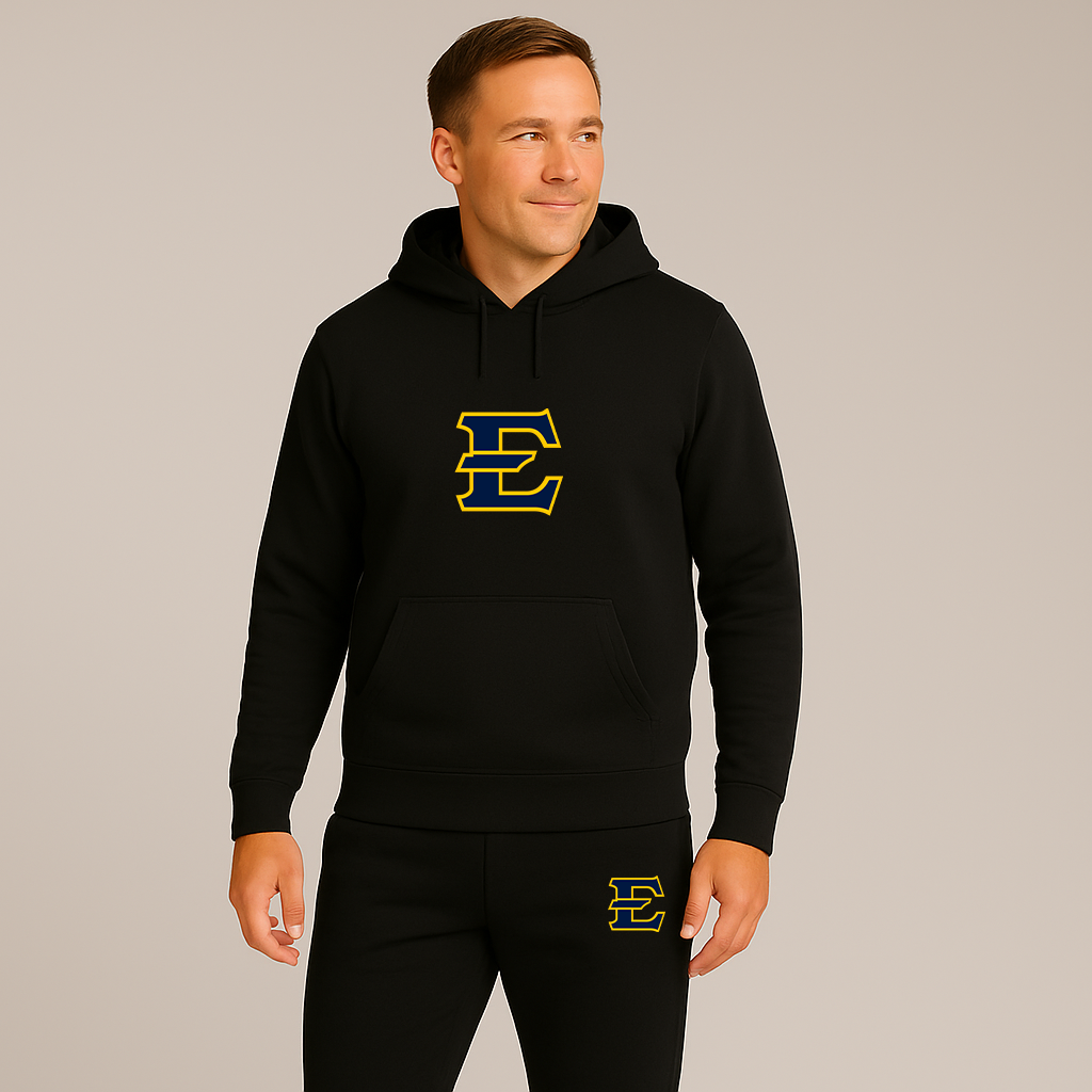 Men's ETSU Buccaneers Logo Hoodie Joggers Set