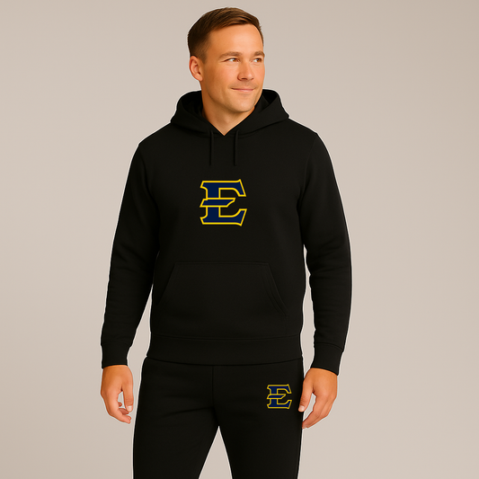 Men's ETSU Buccaneers Logo Hoodie Joggers Set
