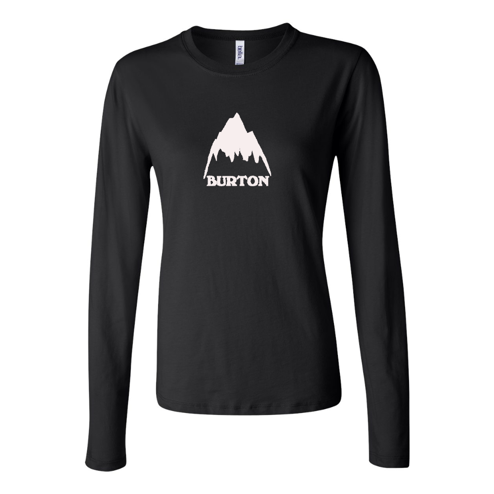 BELLA CANVAS Women’s  Burton Mountain  Jersey Long Sleeve Tee