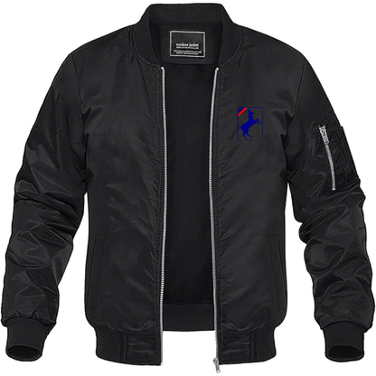 Men's Auverland Logo Lightweight Bomber Jacket Windbreaker Softshell Varsity Jacket Coat