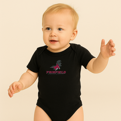 Fairfield Stags Logo Baby Romper Onesie