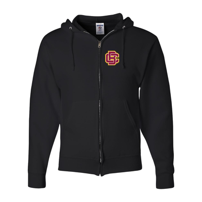 Men's  Bethune Cookman Wildcats JERZEES NuBlend Full-Zip Hooded Sweatshirt