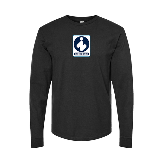 Youth Innocenti Logo Cotton Long Sleeve T-Shirt
