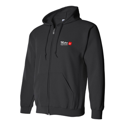 Men's Metro Supermarket Logo   Zipper Hoodie