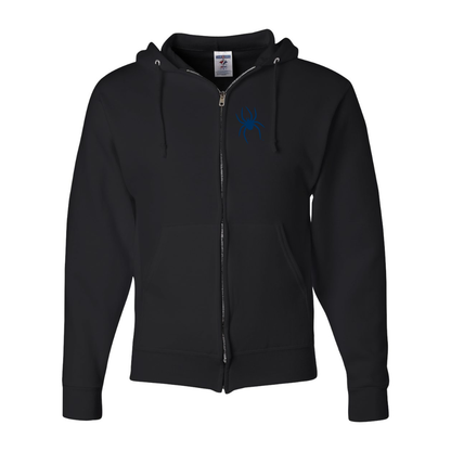 Men's Richmond Spiders Logo JERZEES NuBlend Full-Zip Hooded Sweatshirt