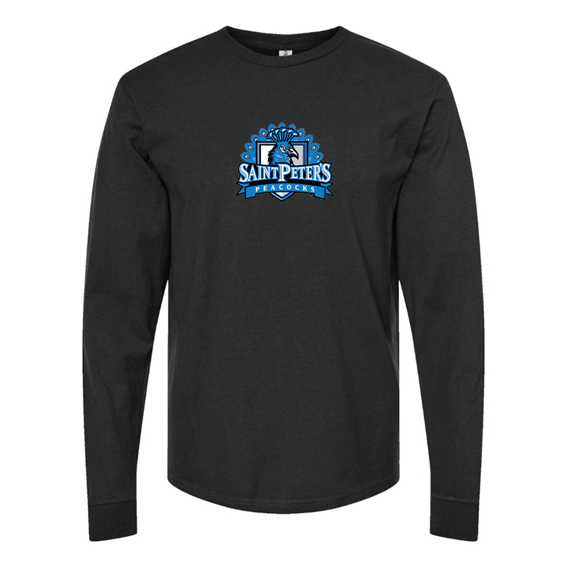 Men's Saint Peters Peacocks Logo Long Sleeve T-Shirt