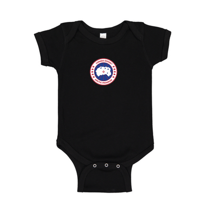 Canada Goose Logo Baby Romper Onesie