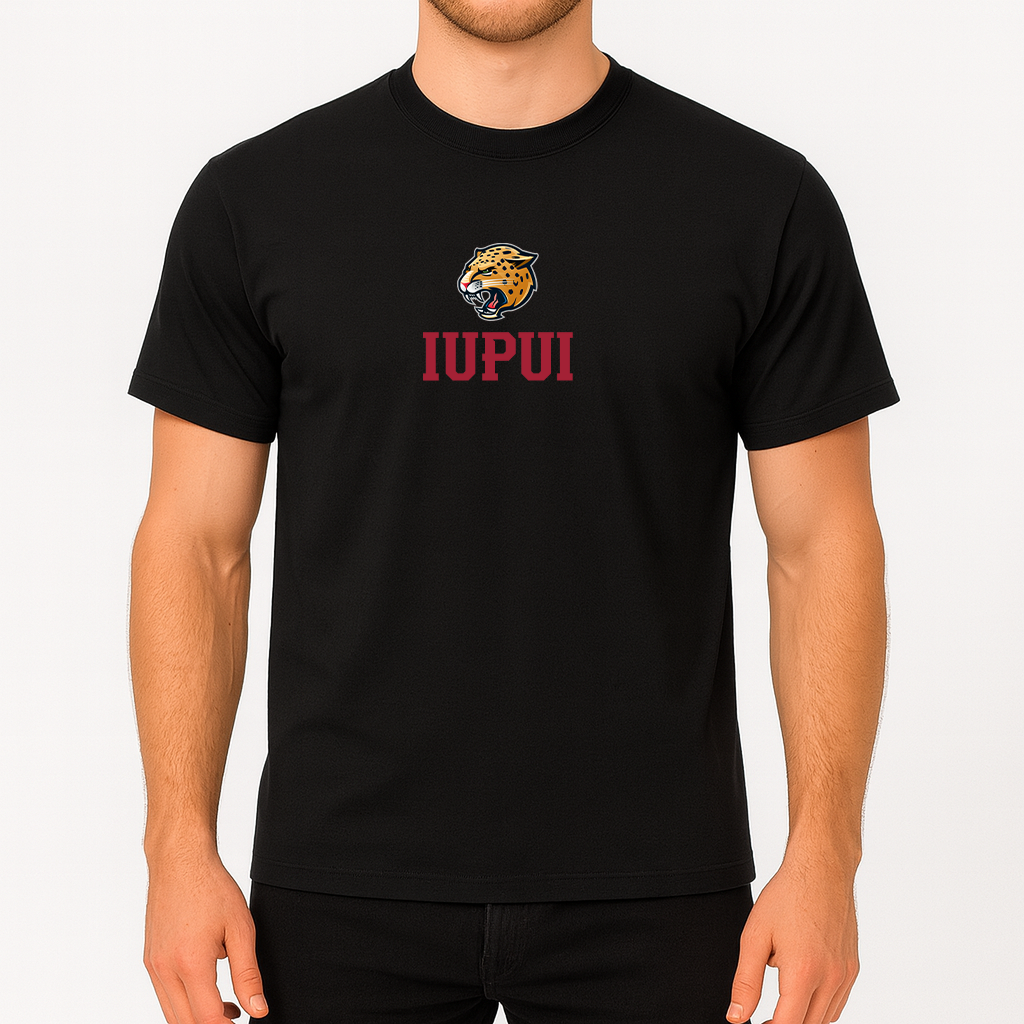 Men's IUPUI Jaguars Logo Cotton T-Shirt