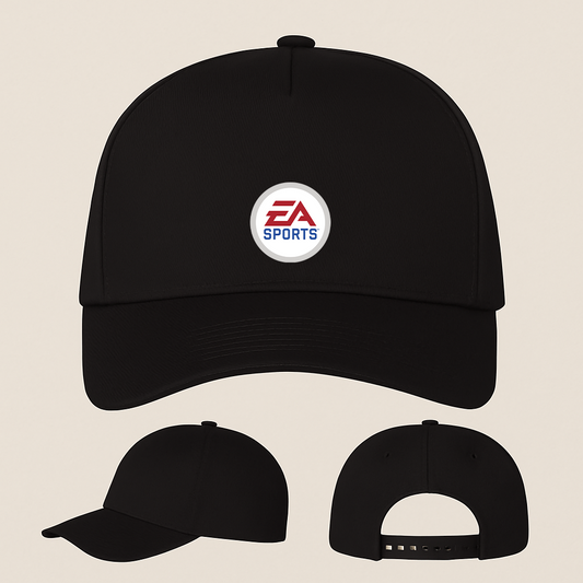 EA SPORTS Logo Five Panel Twill Snapback Cap