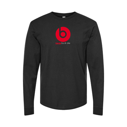 Men's Beats-by Dre Logo Long Sleeve T-Shirt