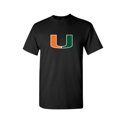 Men's Miami Hurricanes Logo Cotton T-Shirt