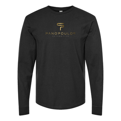 Men's Spyros Panopoulos Logo Cotton Long Sleeve T-Shirt