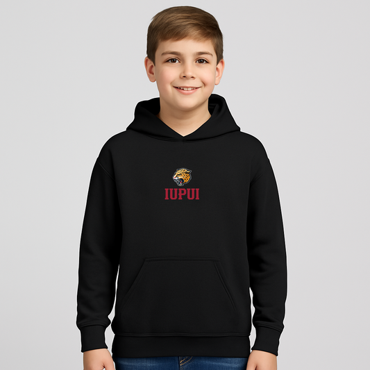 Youth IUPUI Jaguars Logo Pullover Hoodie