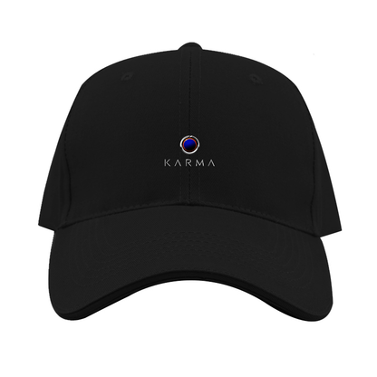 Karma Logo  Dad Baseball Cap Hat