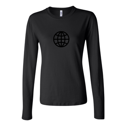 Internet Globe Jersey Long Sleeve Tee