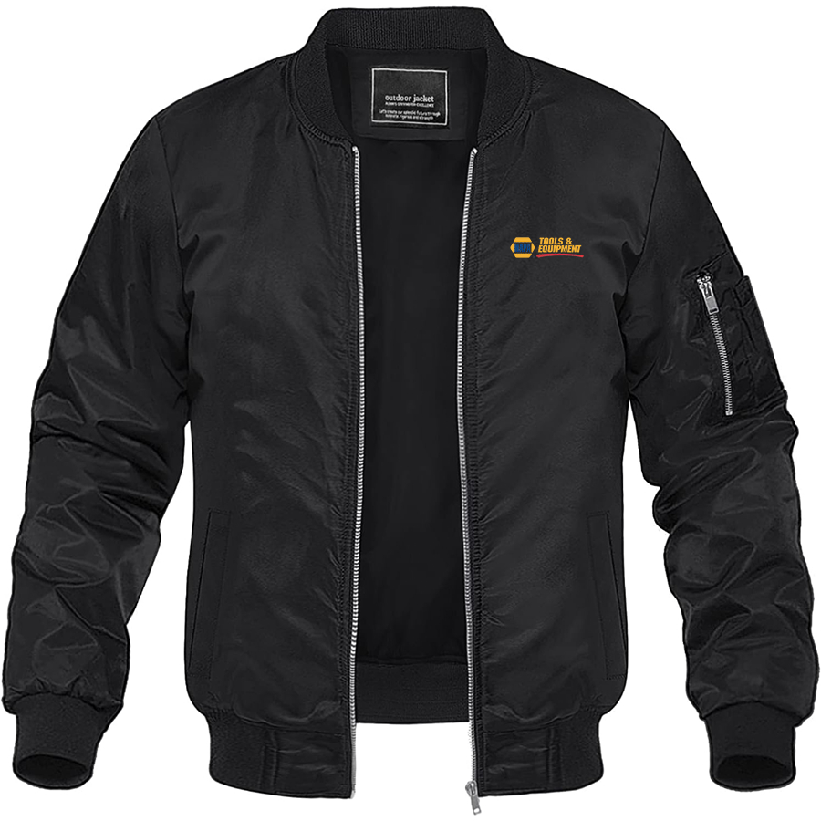 Men's Napa Tools & Equipment  Logo Lightweight Bomber Jacket Windbreaker Softshell Varsity Jacket Coat