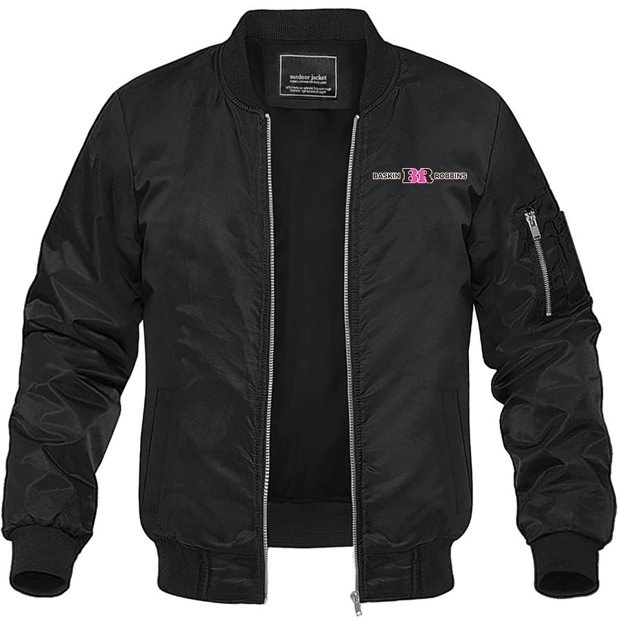 Men's Baskin-Rоbbins Lightweight Bomber Jacket - Black