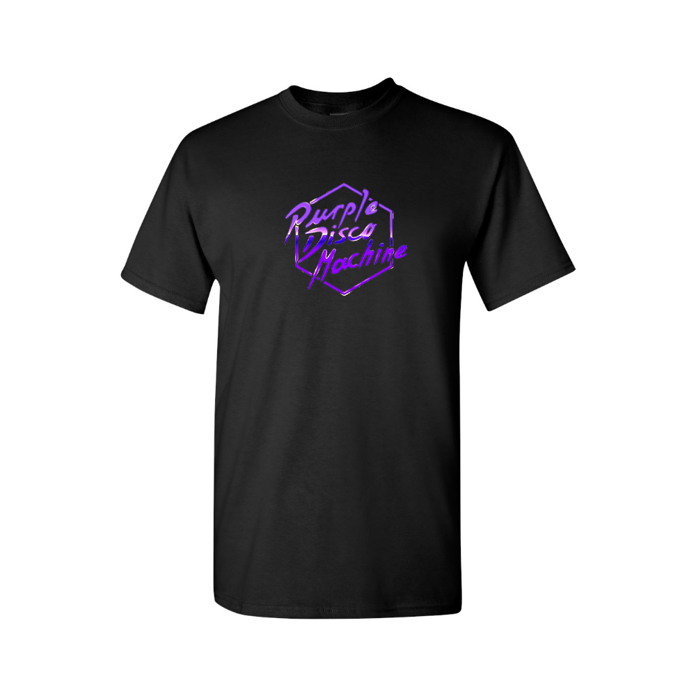 Men's Purple Disco Machine Cotton T-Shirt