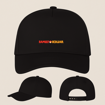 Family Dollar Logo Five Panel Twill Snapback Cap