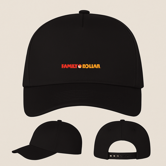 Family Dollar Logo Five Panel Twill Snapback Cap