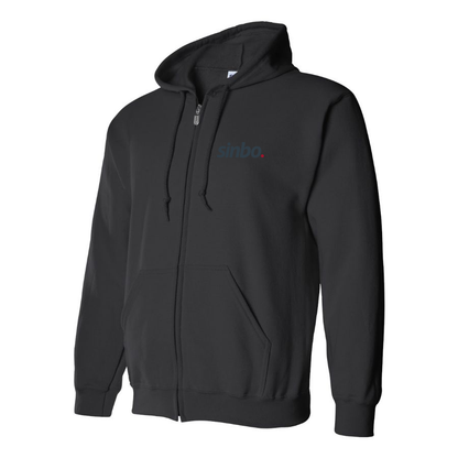 Men's Sinbo Logo  Zipper Hoodie