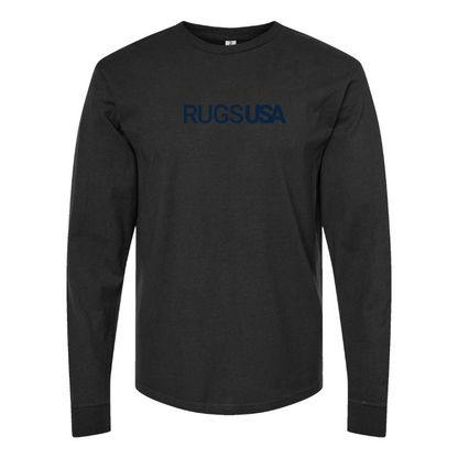 Men's RugsUSA Logo Cotton Long Sleeve T-Shirt
