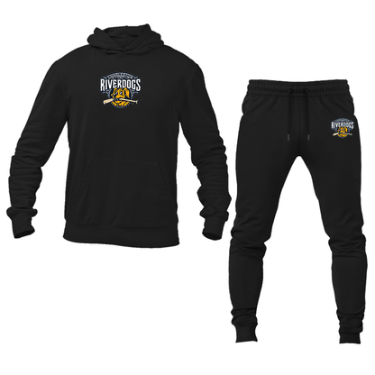 Men's Charleston RiverDogs Logo Hoodie Joggers Set