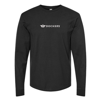 Youth Dockers Logo Cotton Long Sleeve T-Shirt