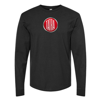 Men's Tatra Logo Cotton Long Sleeve T-Shirt
