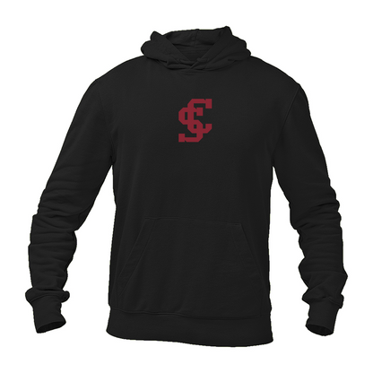 Men's Santa Clara Broncos Logo Softstyle Midweight Hooded Sweatshirt