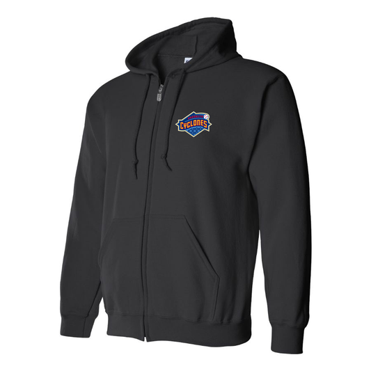 Men's Brooklyn Cyclones Logo Zipper Hoodie