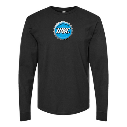 Men's Wit Beverage Company Logo Cotton Long Sleeve T-Shirt