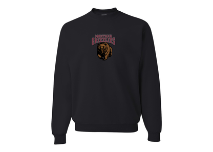 Men's Montana Grizzliesl JERZEES NuBlend Crewneck Sweatshirt