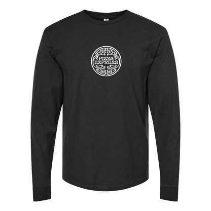 Youth Pizza Express Logo Cotton Long Sleeve T-Shirt