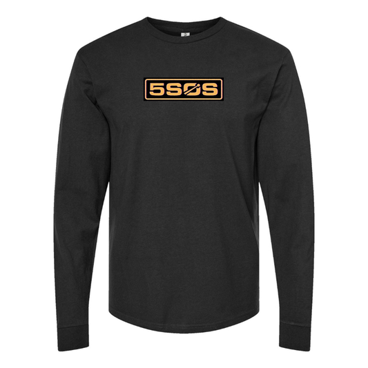 Youth 5sos Logo Cotton Long Sleeve T-Shirt