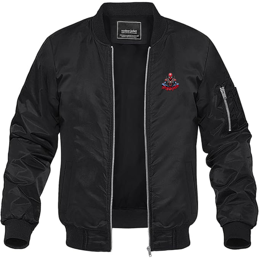 Men's Spider-Man 2025 Lightweight Bomber Jacket Windbreaker Softshell Varsity Jacket Coat