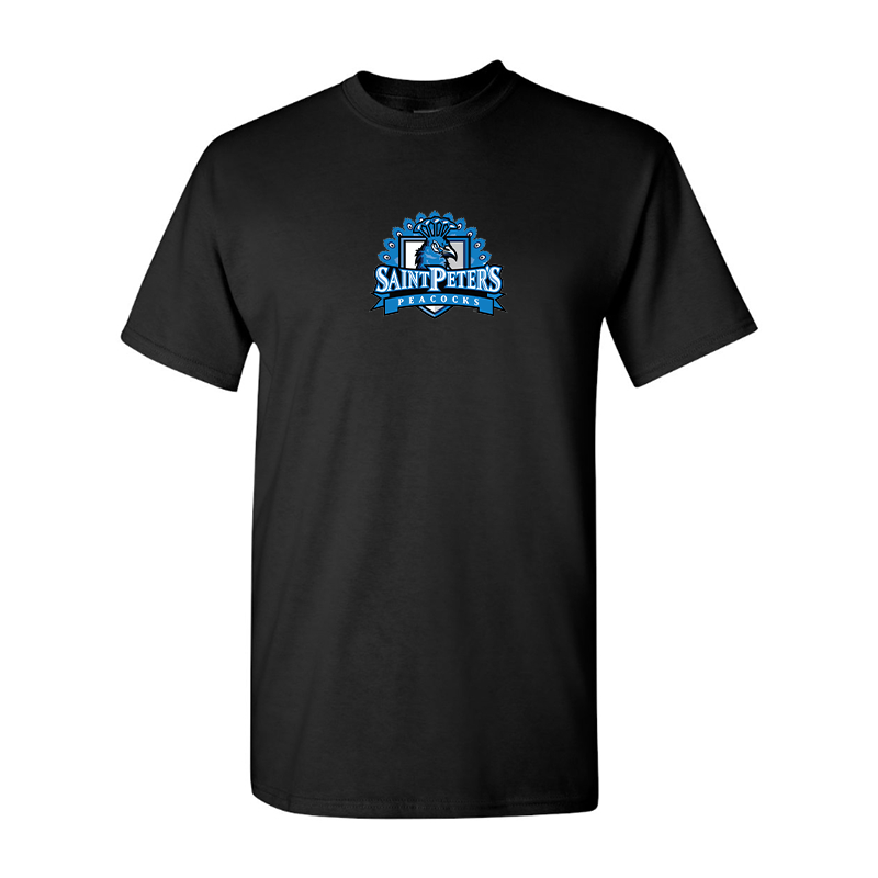 Men's Saint Peters Peacocks Logo Cotton T-Shirt