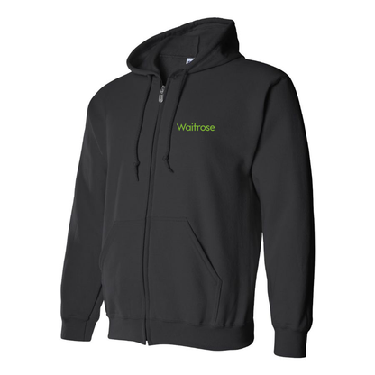 Men's Waitrose Logo Zipper Hoodie