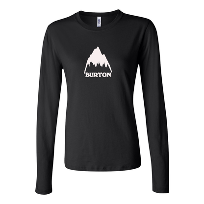 BELLA CANVAS Women’s  Burton Mountain  Jersey Long Sleeve Tee